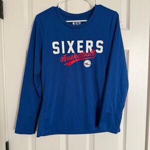 Women’s Philly Sixers Basketball Long Sleeve Shirt